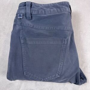 Lululemon ABC Pant Slim Fit Tech Canvas Chino Casual Mens Blue Size 34